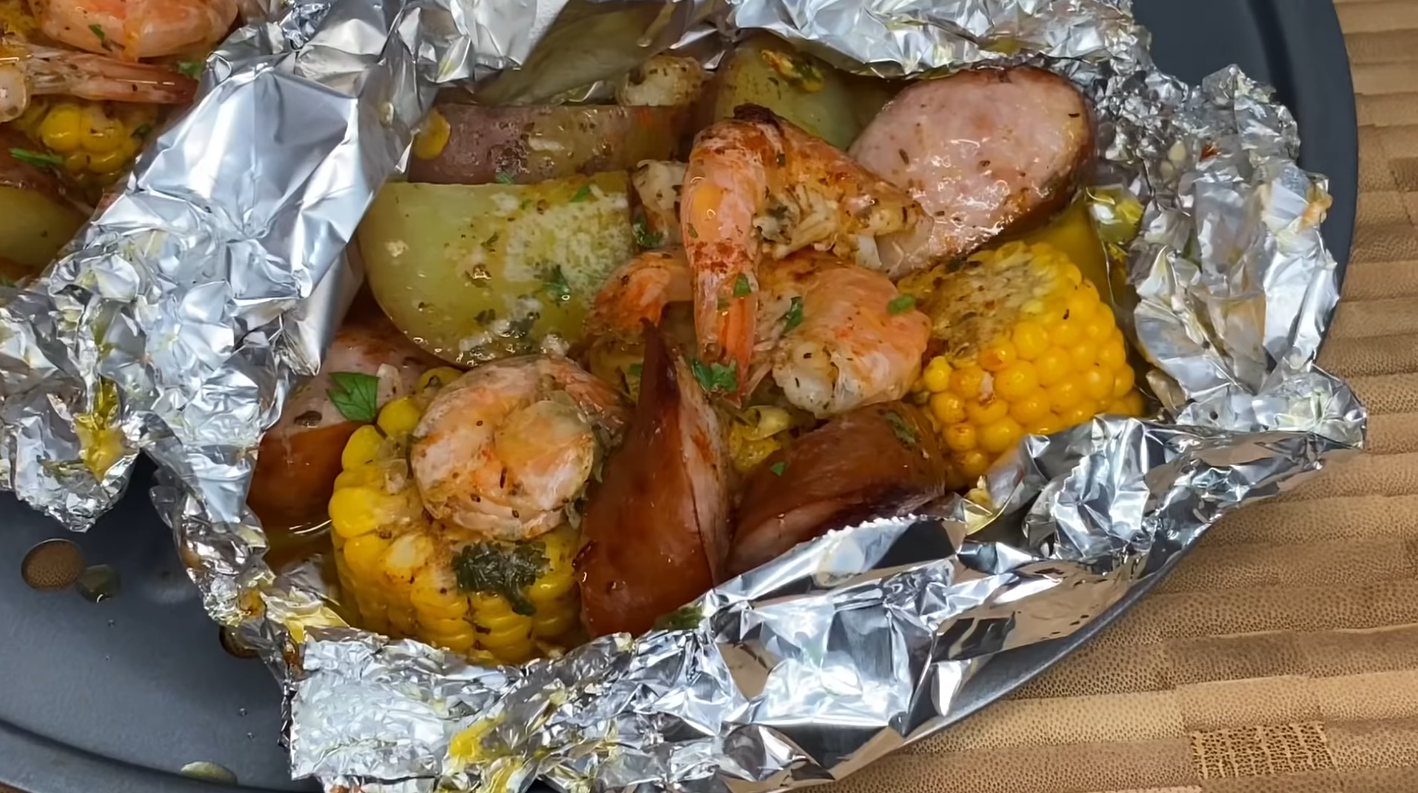 Street Food Sensation: Mexican Corn Shrimp Foil Packs Made Easy